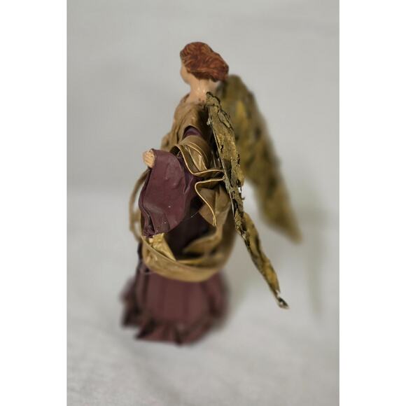 Vintage Christmas Clothtique Lady Angel Tree Topper 8 - Picture 4 of 5